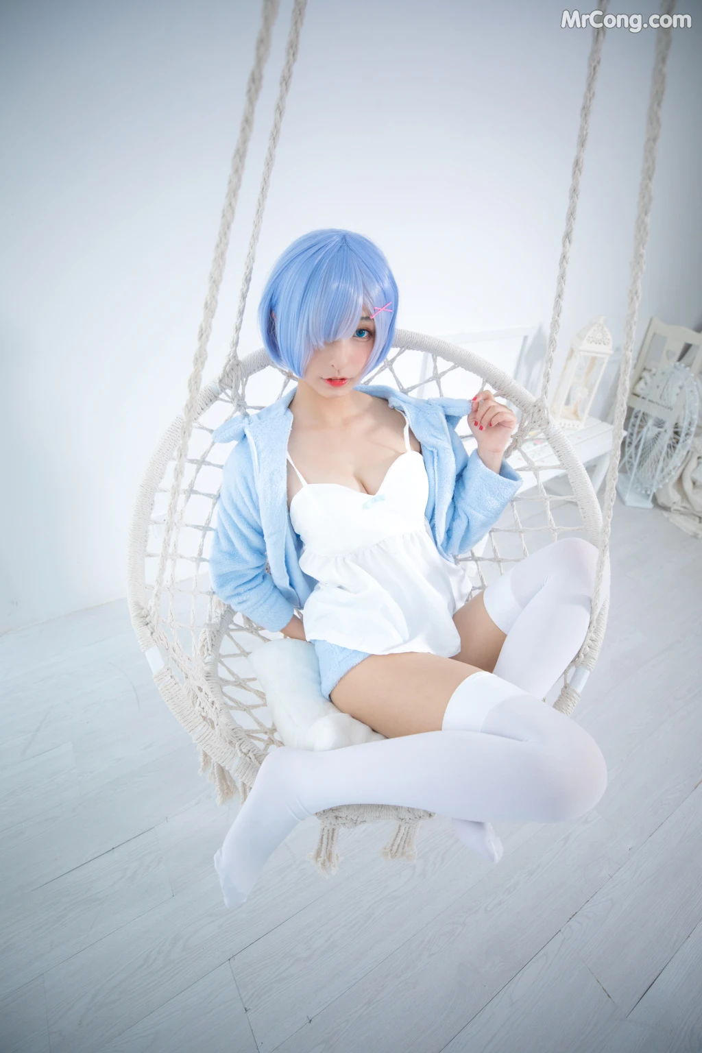Coser@神楽坂真冬 Vol.005: 蕾姆 Milk by blue (150 photos) – Page 10