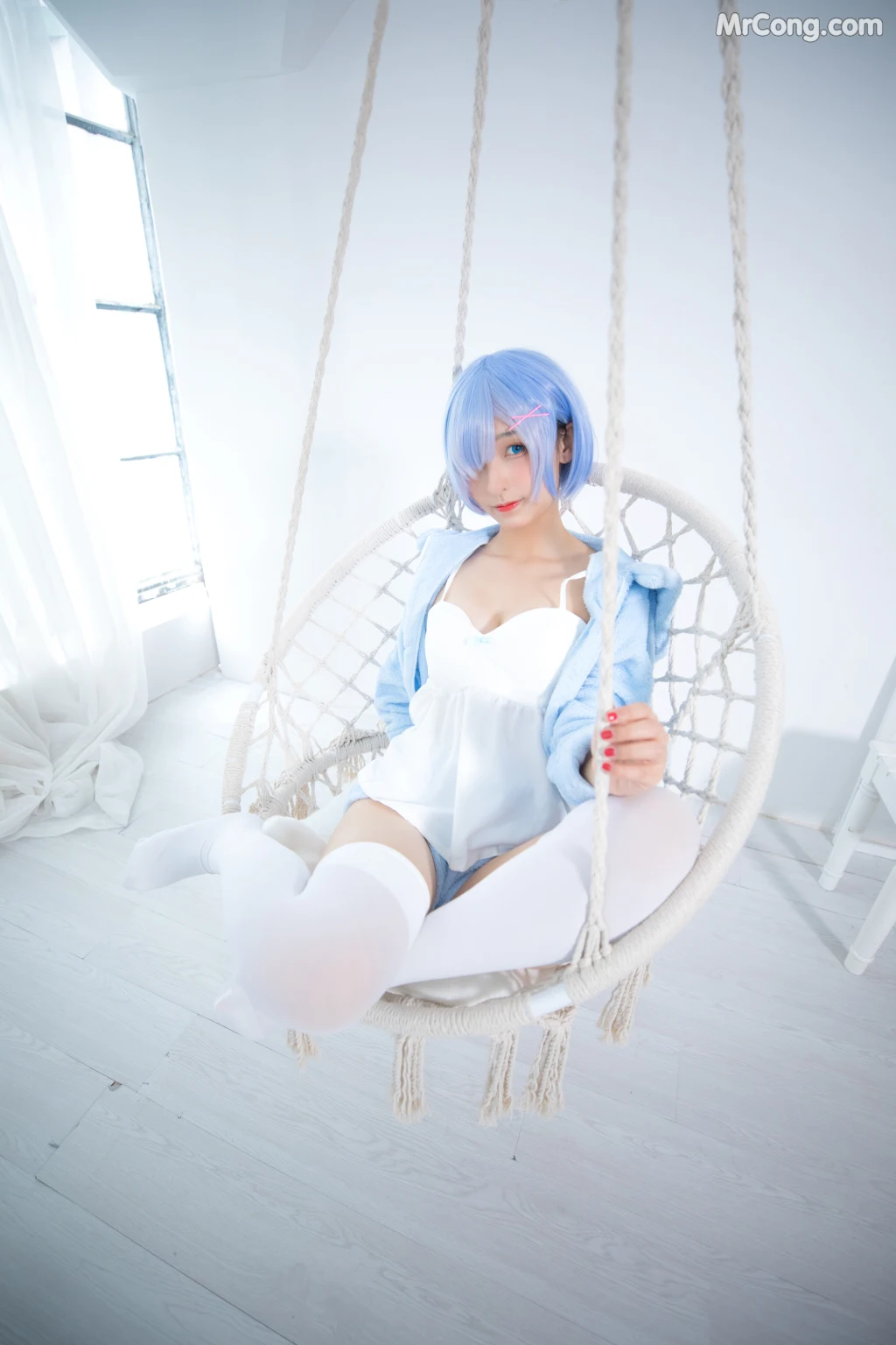 Coser@神楽坂真冬 Vol.005: 蕾姆 Milk by blue (150 photos) – Page 10