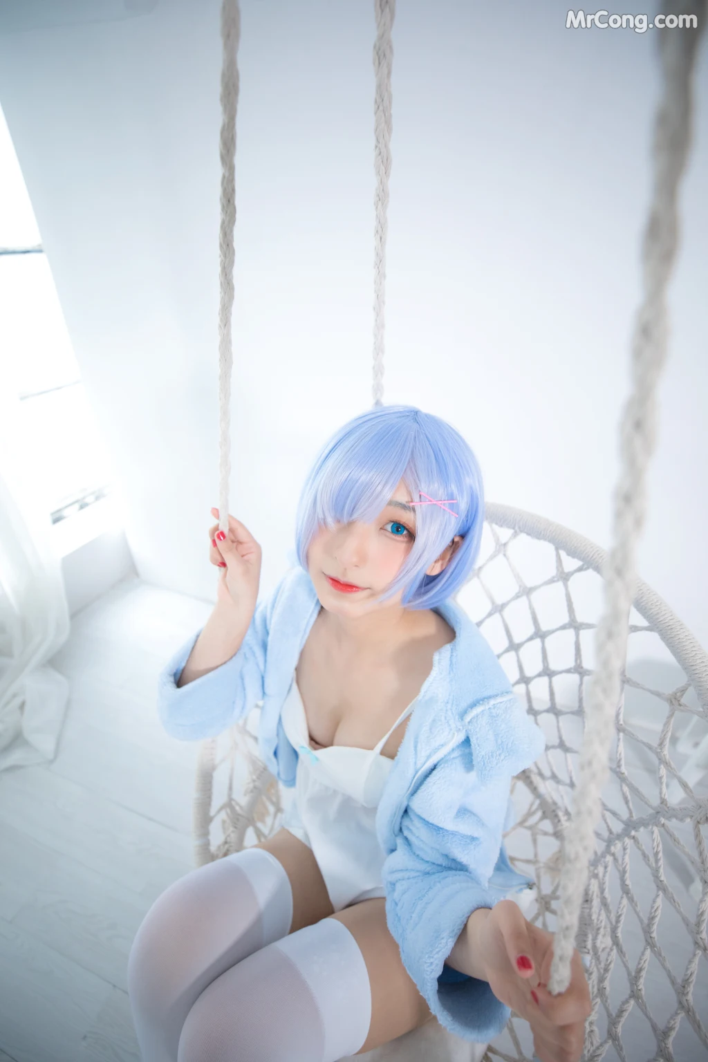 Coser@神楽坂真冬 Vol.005: 蕾姆 Milk by blue (150 photos) – Page 10