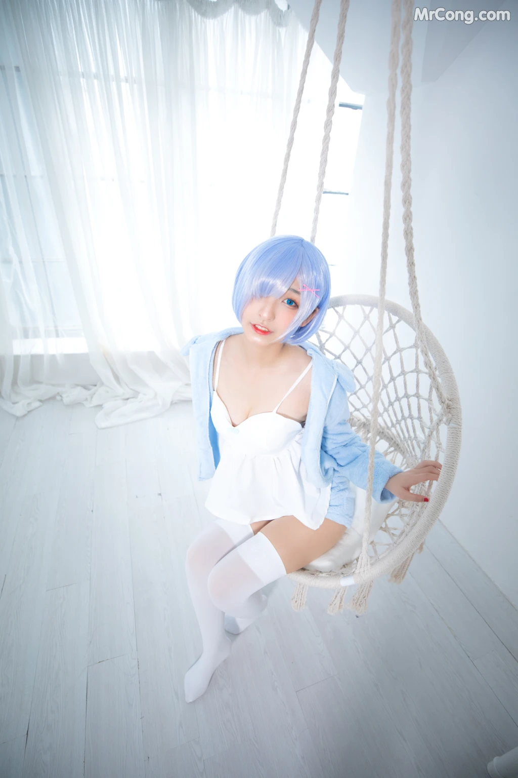 Coser@神楽坂真冬 Vol.005: 蕾姆 Milk by blue (150 photos) – Page 11