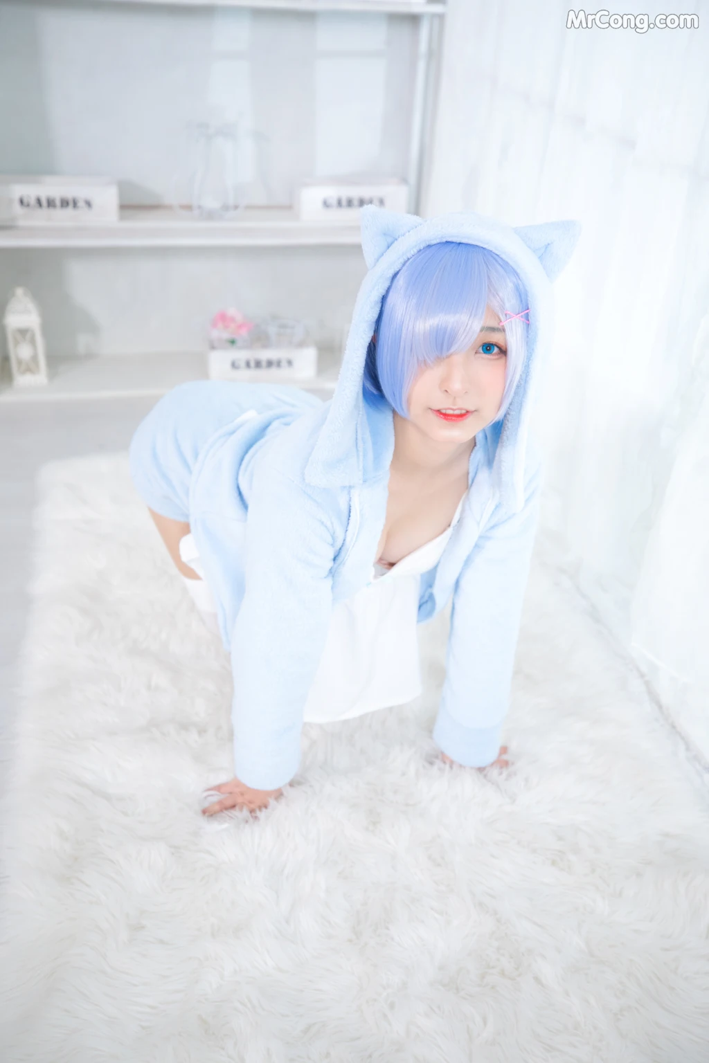 Coser@神楽坂真冬 Vol.005: 蕾姆 Milk by blue (150 photos) – Page 11