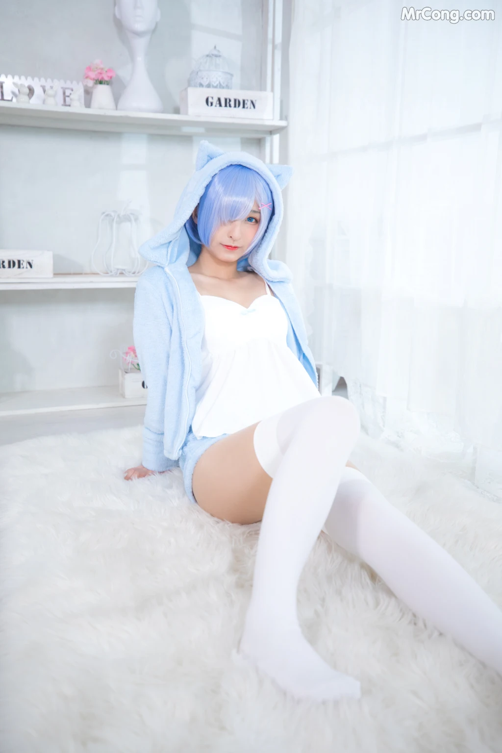 Coser@神楽坂真冬 Vol.005: 蕾姆 Milk by blue (150 photos) – Page 11