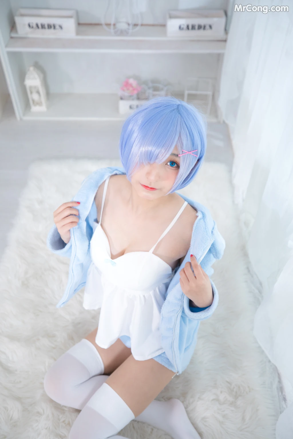 Coser@神楽坂真冬 Vol.005: 蕾姆 Milk by blue (150 photos) – Page 13