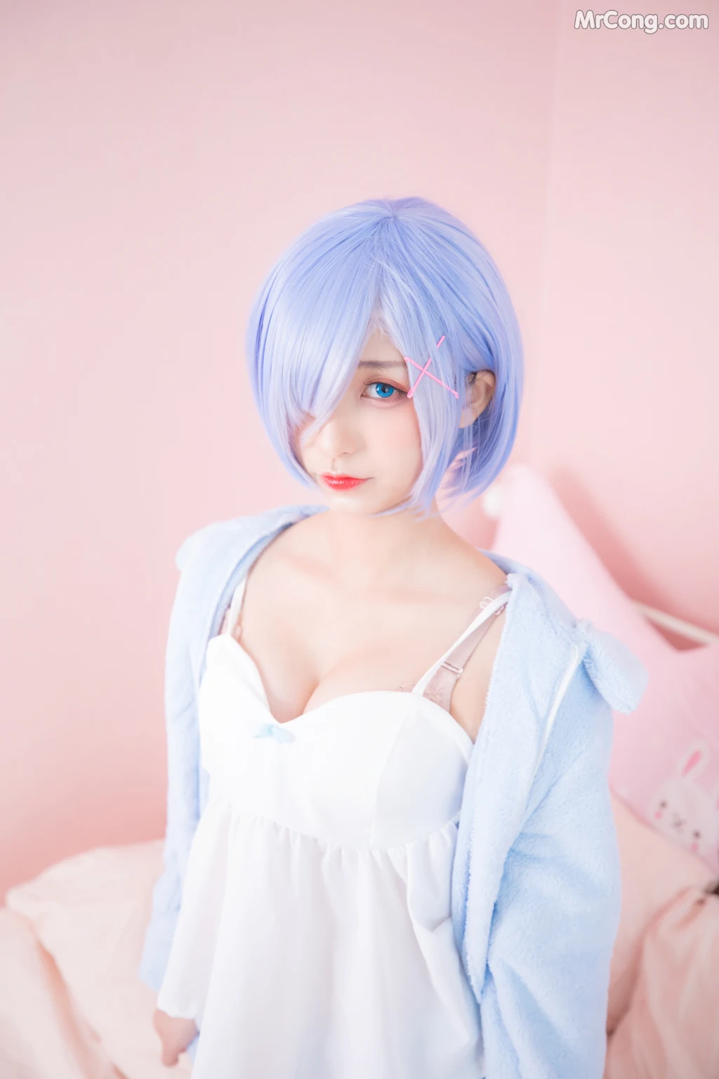 Coser@神楽坂真冬 Vol.005: 蕾姆 Milk by blue (150 photos) – Page 15