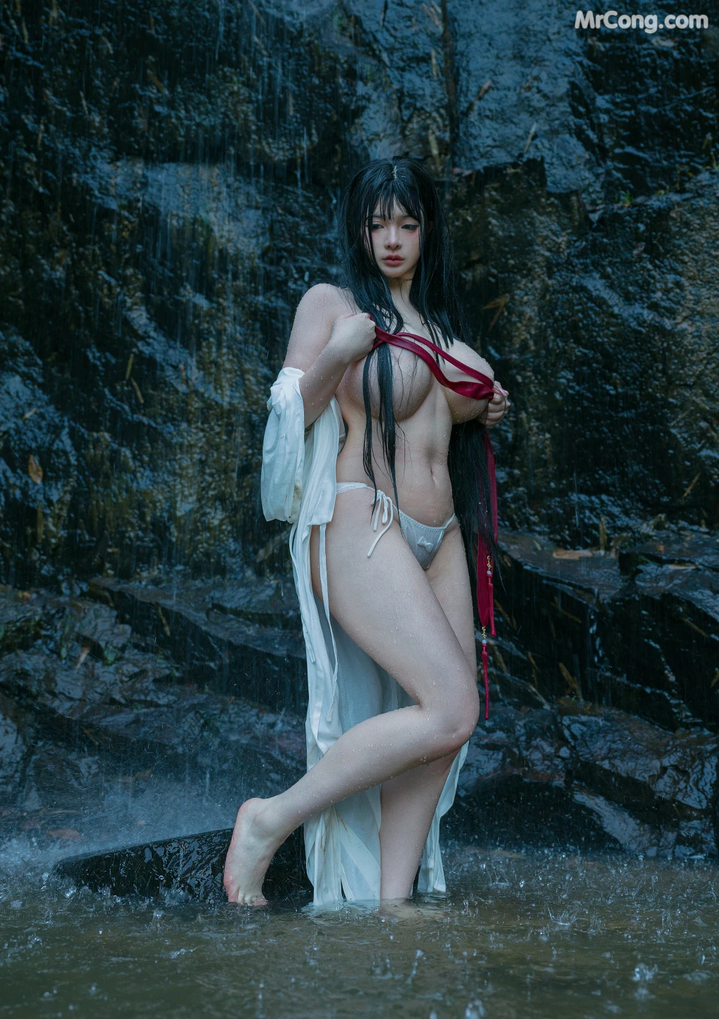 Coser@NinJA阿寨寨 No.008: 神明巫女 (38 photos)