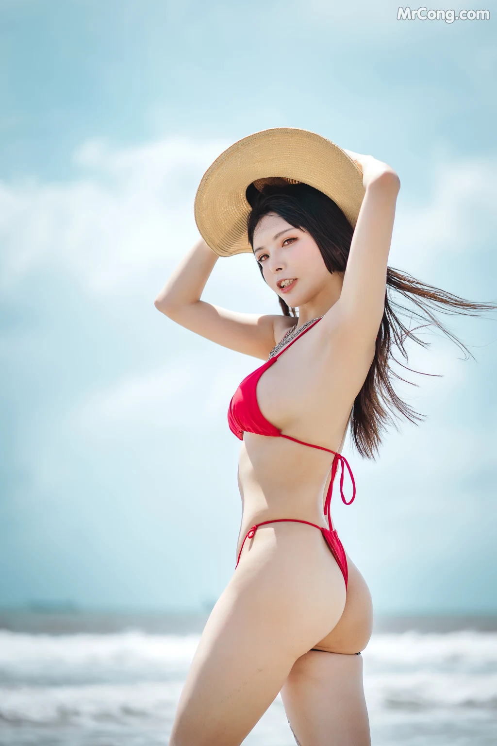 Coser@Xia Xiao Qiu Qiu Qiu (夏小秋秋秋) No.014: 一起去海边吧 (33 photos)