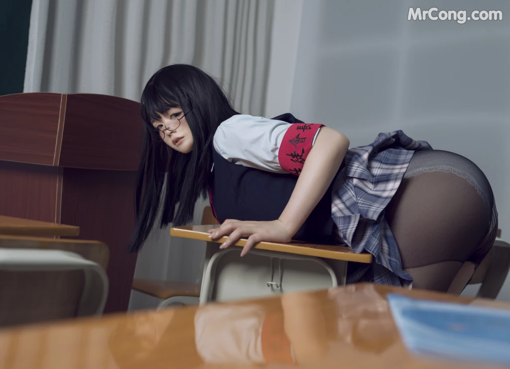 Coser@NinJA阿寨寨 No.010: 生徒会长 (37 photos)