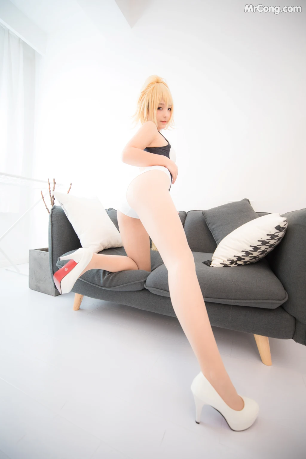 Coser@神楽坂真冬 Vol.007: 白贞德 (Fate Grand Order) (150 photos) – Page 8