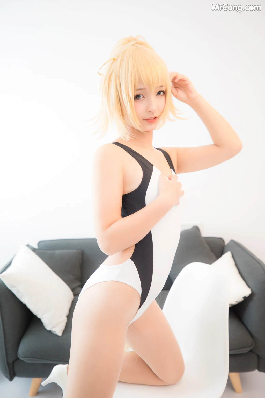 Coser@神楽坂真冬 Vol.007: 白贞德 (Fate Grand Order) (150 photos) – Page 9