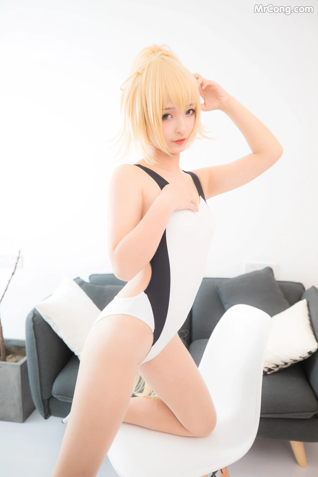 Coser@神楽坂真冬 Vol.007: 白贞德 (Fate Grand Order) (150 photos) – Page 9