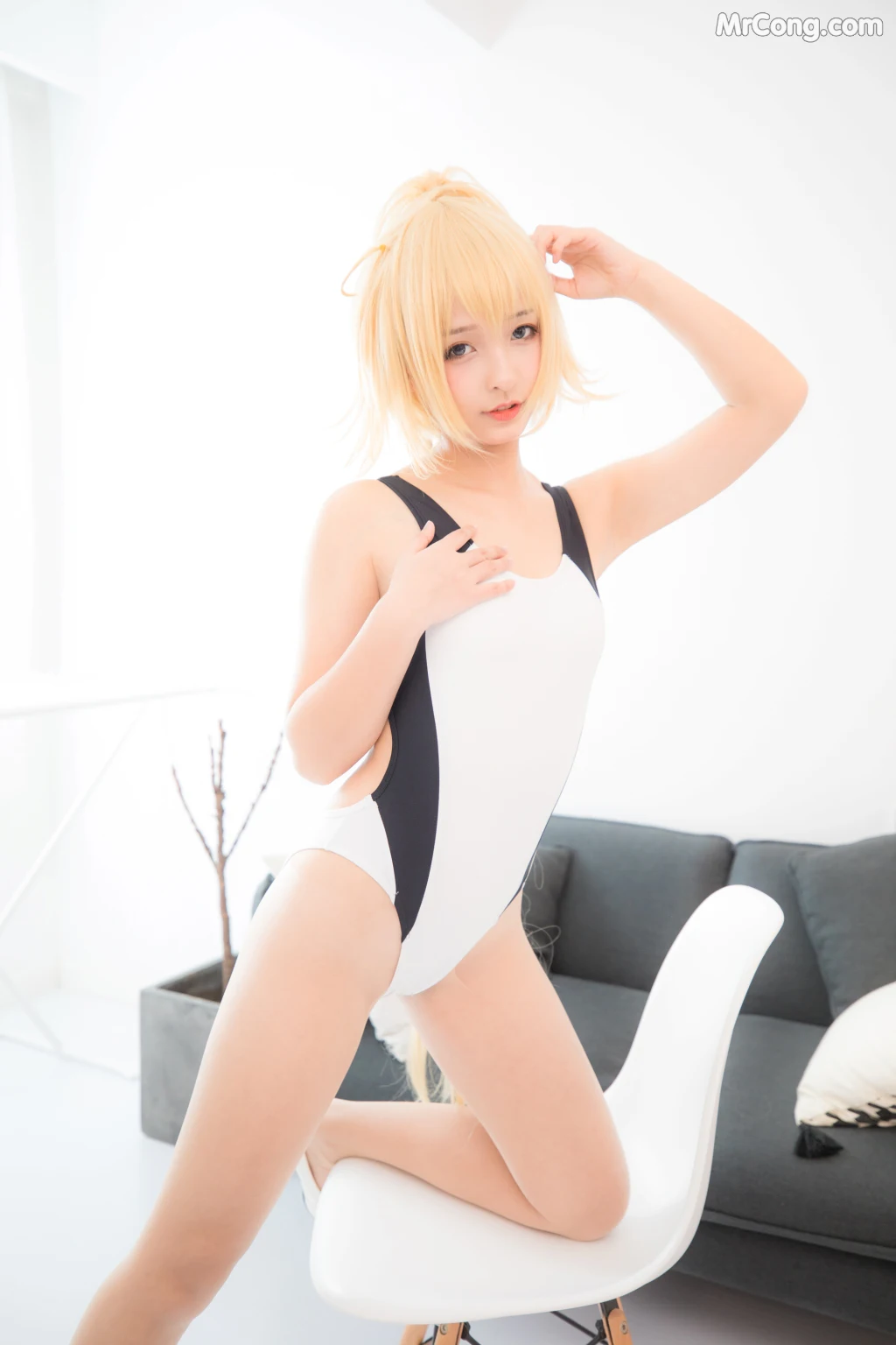 Coser@神楽坂真冬 Vol.007: 白贞德 (Fate Grand Order) (150 photos) – Page 9