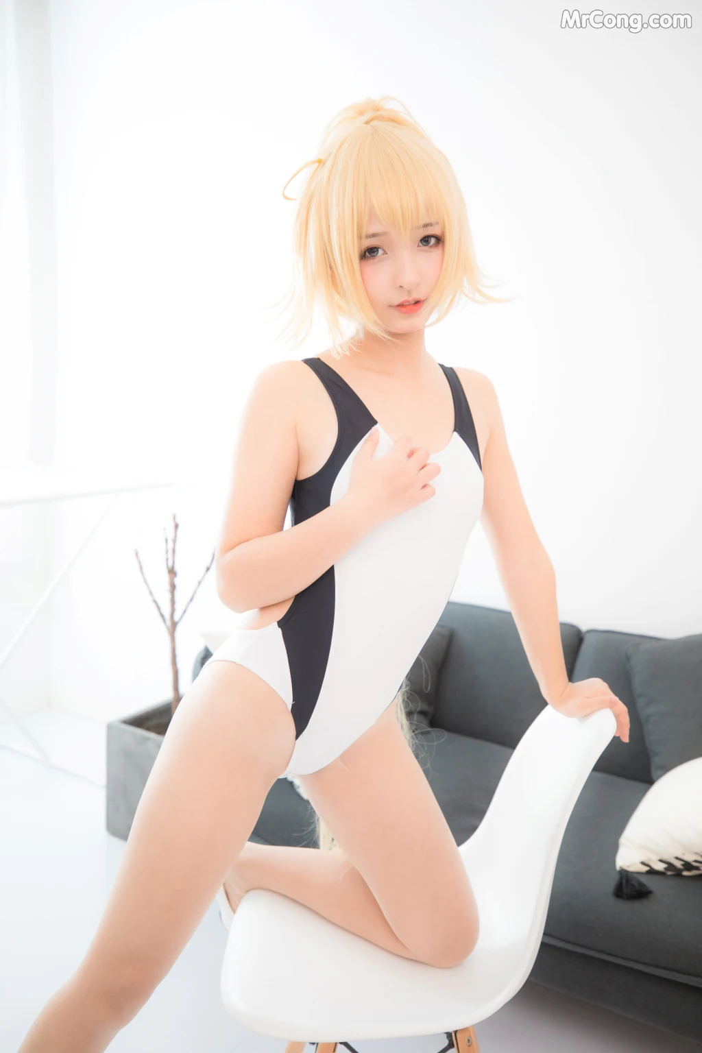 Coser@神楽坂真冬 Vol.007: 白贞德 (Fate Grand Order) (150 photos) – Page 9
