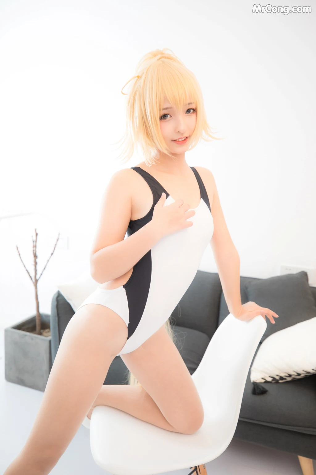 Coser@神楽坂真冬 Vol.007: 白贞德 (Fate Grand Order) (150 photos) – Page 9