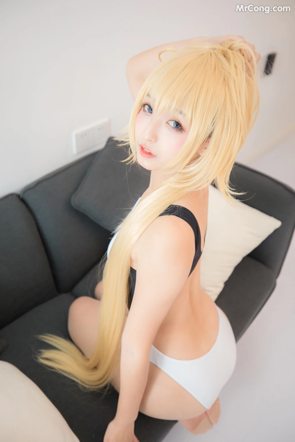 Coser@神楽坂真冬 Vol.007: 白贞德 (Fate Grand Order) (150 photos) – Page 9