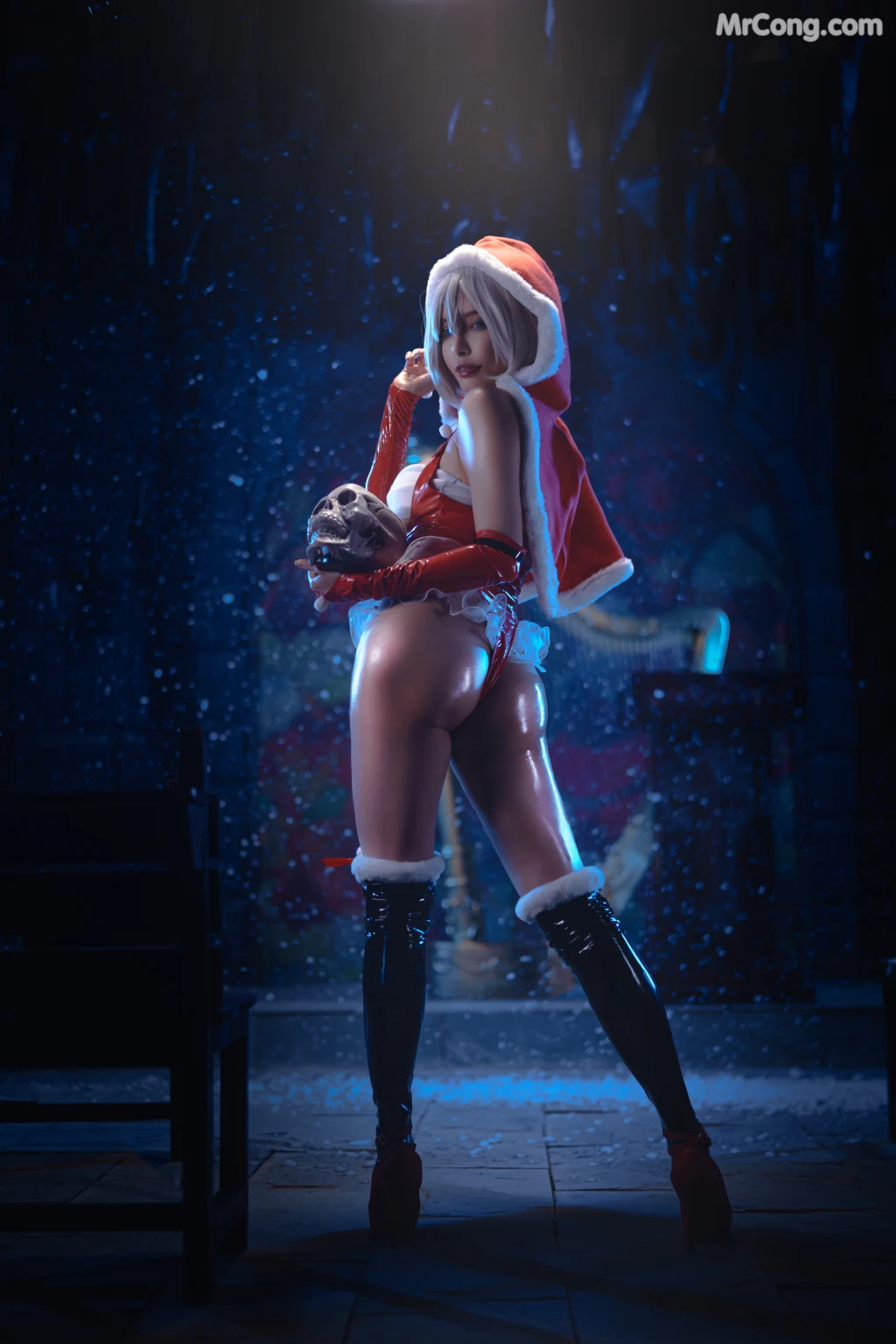Coser@Xia Xiao Qiu Qiu Qiu (夏小秋秋秋) No.015: 暗黑圣诞童话 (44 photos)