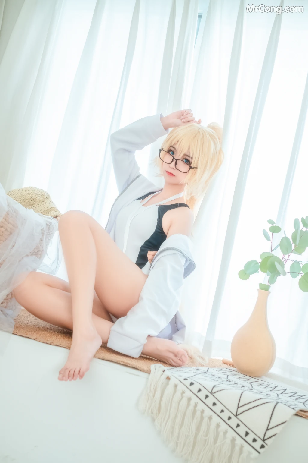 Coser@蠢沫沫 (chunmomo) Vol.040: 贞德 (40 photos)
