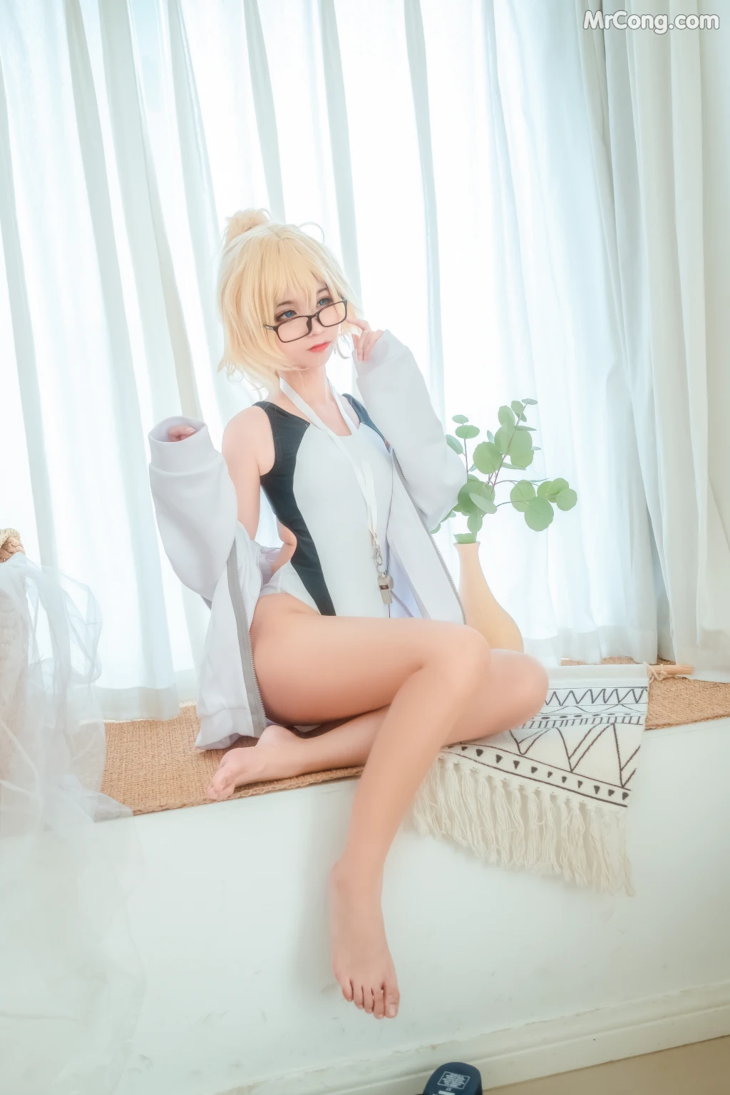 Coser@蠢沫沫 (chunmomo) Vol.040: 贞德 (40 photos)
