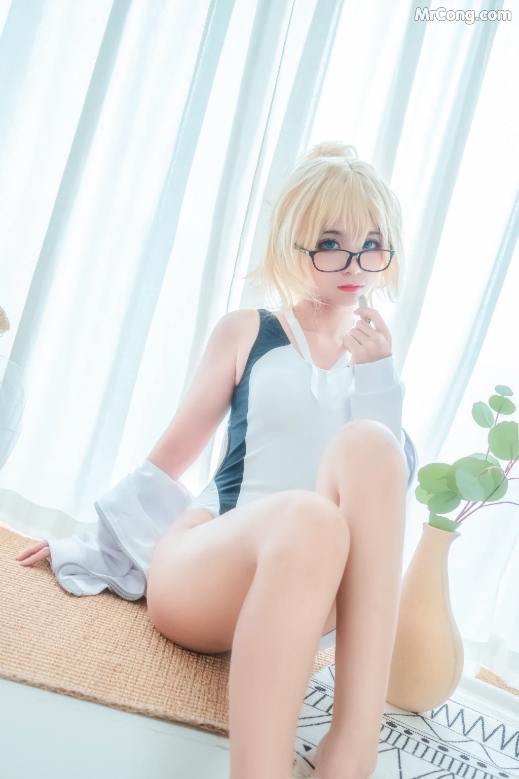 Coser@蠢沫沫 (chunmomo) Vol.040: 贞德 (40 photos)