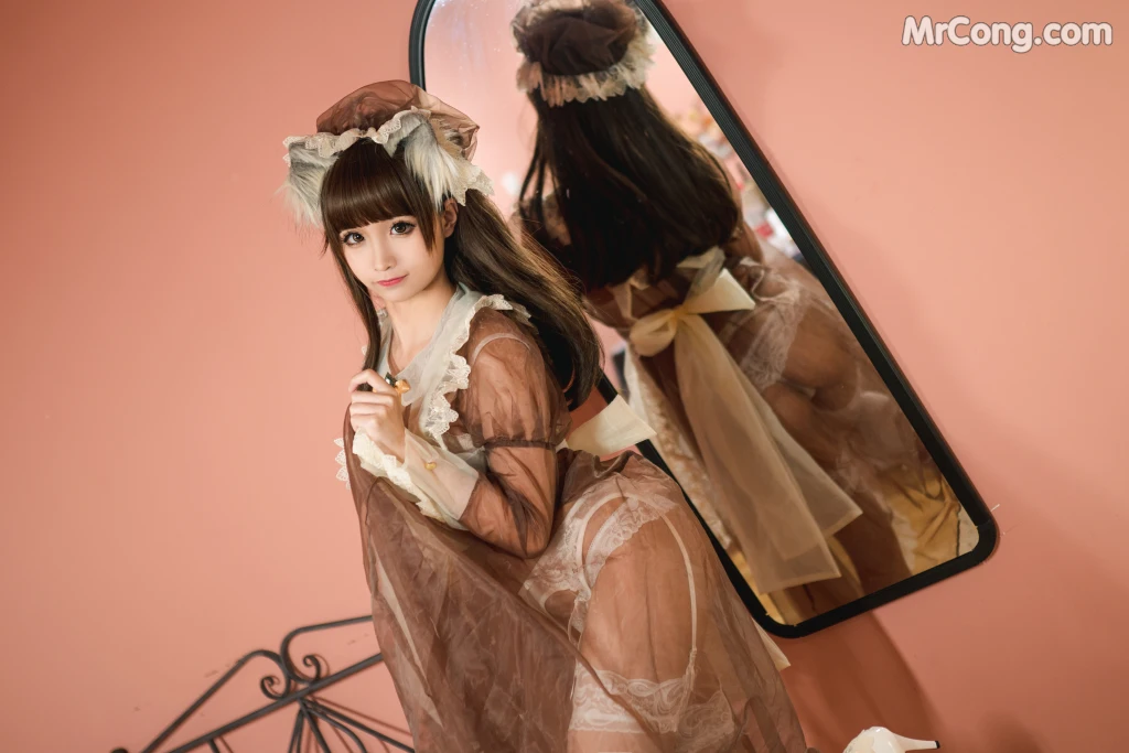 Coser@蠢沫沫 (chunmomo) Vol.042: 棕透明女仆 (61 photos) – Page 2