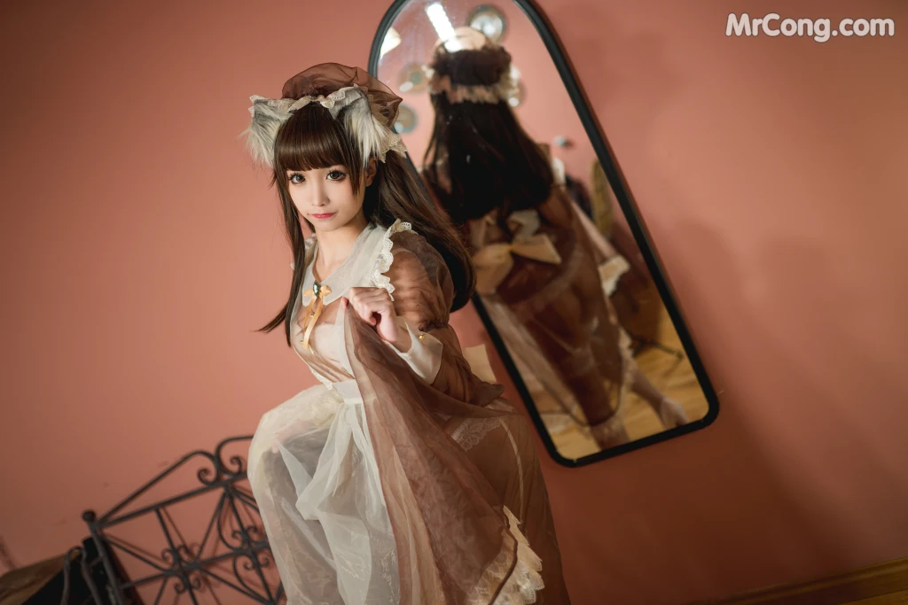 Coser@蠢沫沫 (chunmomo) Vol.042: 棕透明女仆 (61 photos) – Page 2