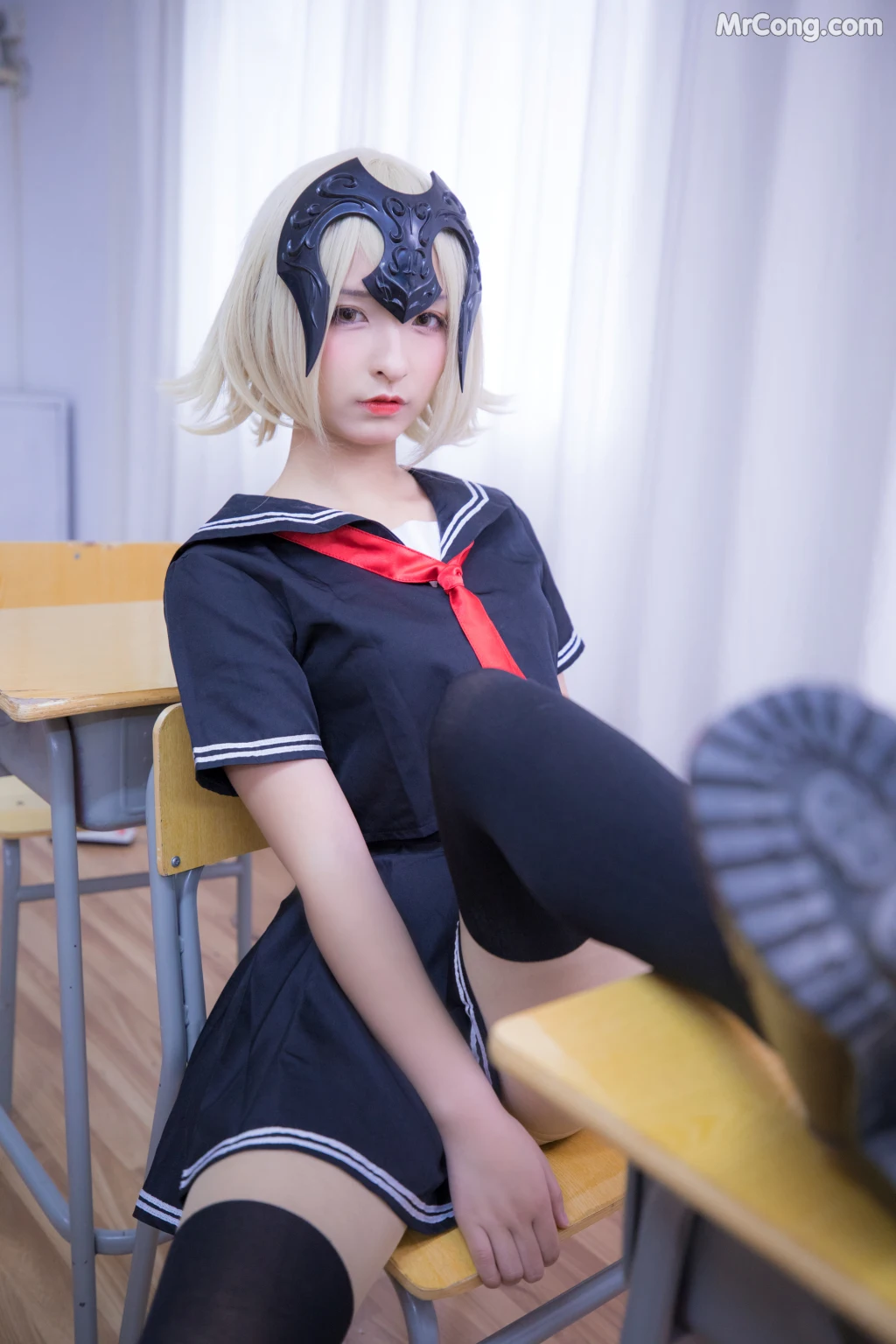 Coser@神楽坂真冬 Vol.013: 放课后领域 学园黑贞 (154 photos) – Page 2