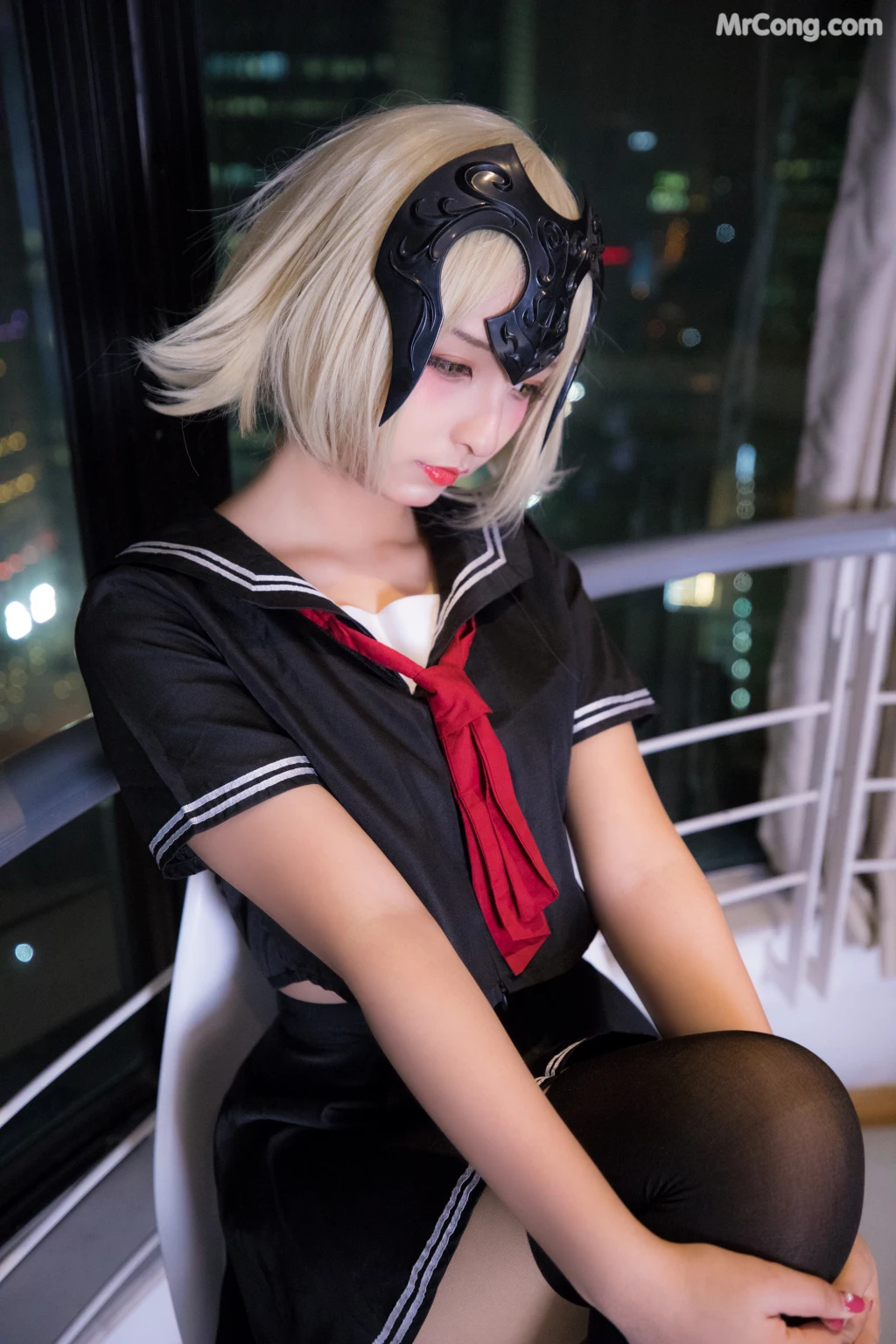Coser@神楽坂真冬 Vol.013: 放课后领域 学园黑贞 (154 photos) – Page 5