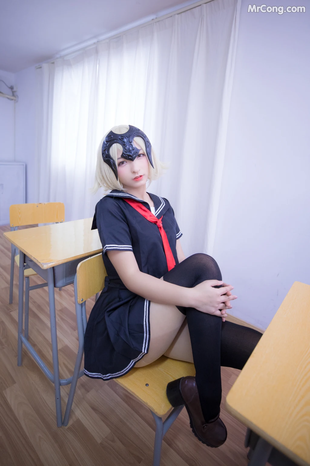 Coser@神楽坂真冬 Vol.013: 放课后领域 学园黑贞 (154 photos) – Page 16