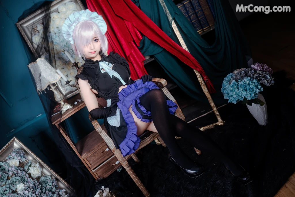 Coser@蠢沫沫 (chunmomo) Vol.045: 玛修女仆 (22 photos)