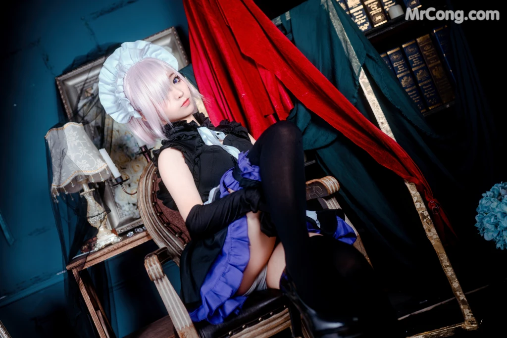 Coser@蠢沫沫 (chunmomo) Vol.045: 玛修女仆 (22 photos)