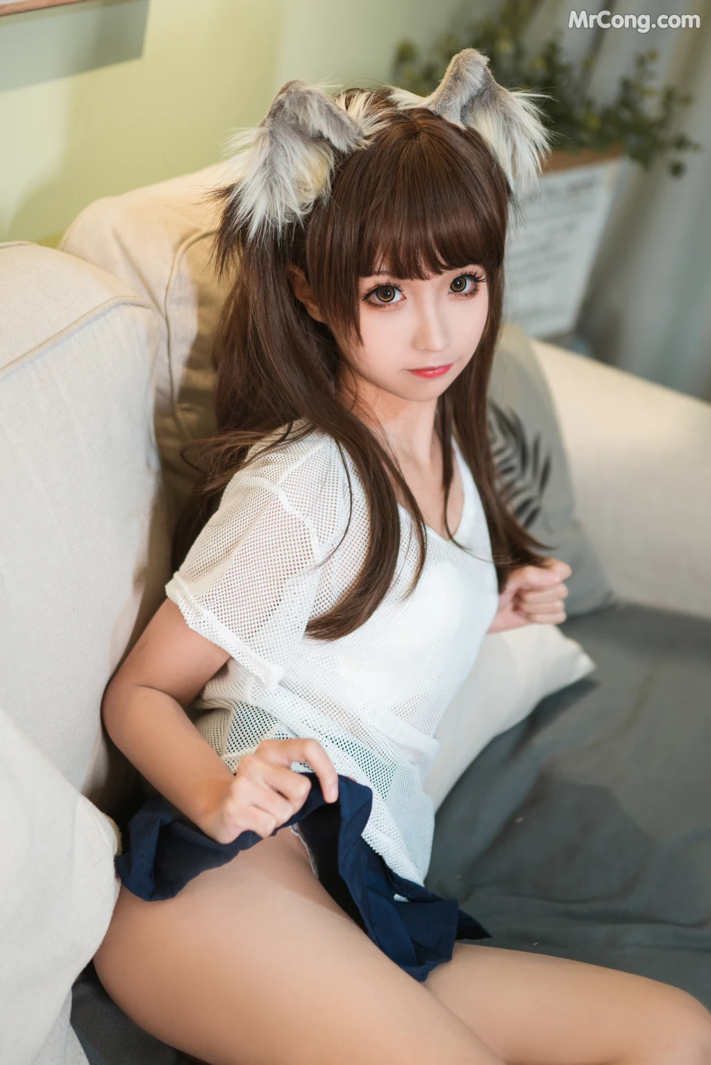 Coser@蠢沫沫 (chunmomo) Vol.047: 短裙猫耳 (40 photos) – Page 4