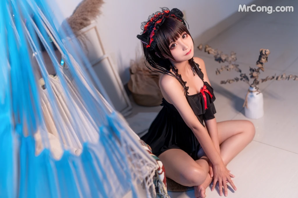 Coser@蠢沫沫 (chunmomo) Vol.053: 黑睡裙 (40 photos)