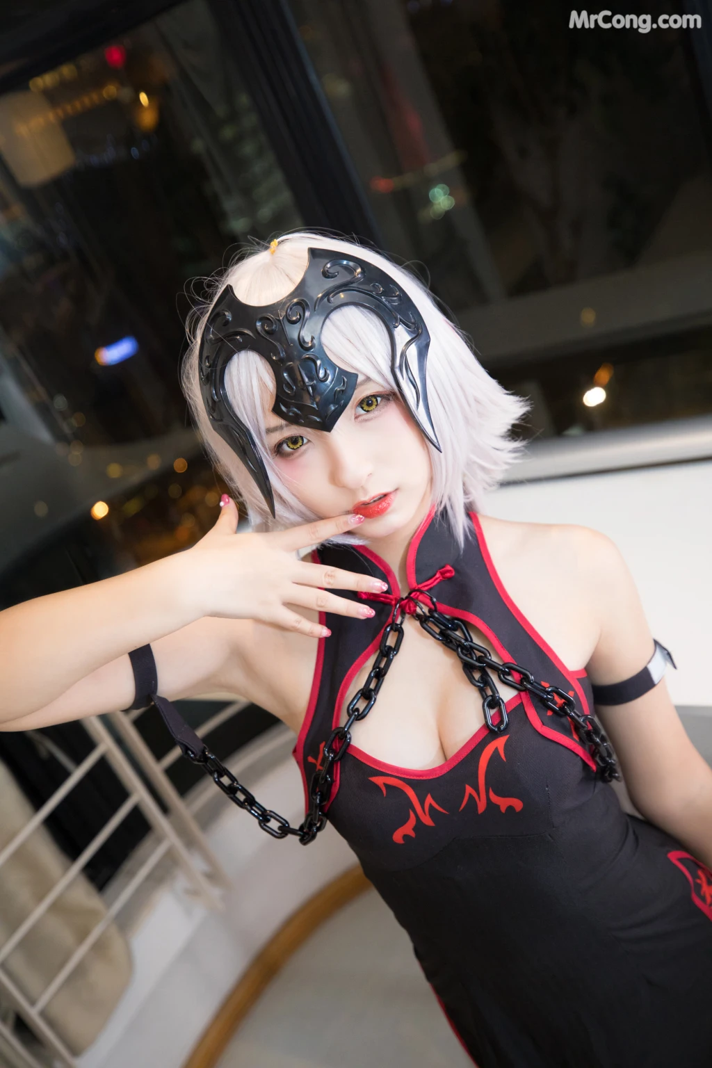 Coser@神楽坂真冬 Vol.016: 旗袍黑贞 (150 photos)
