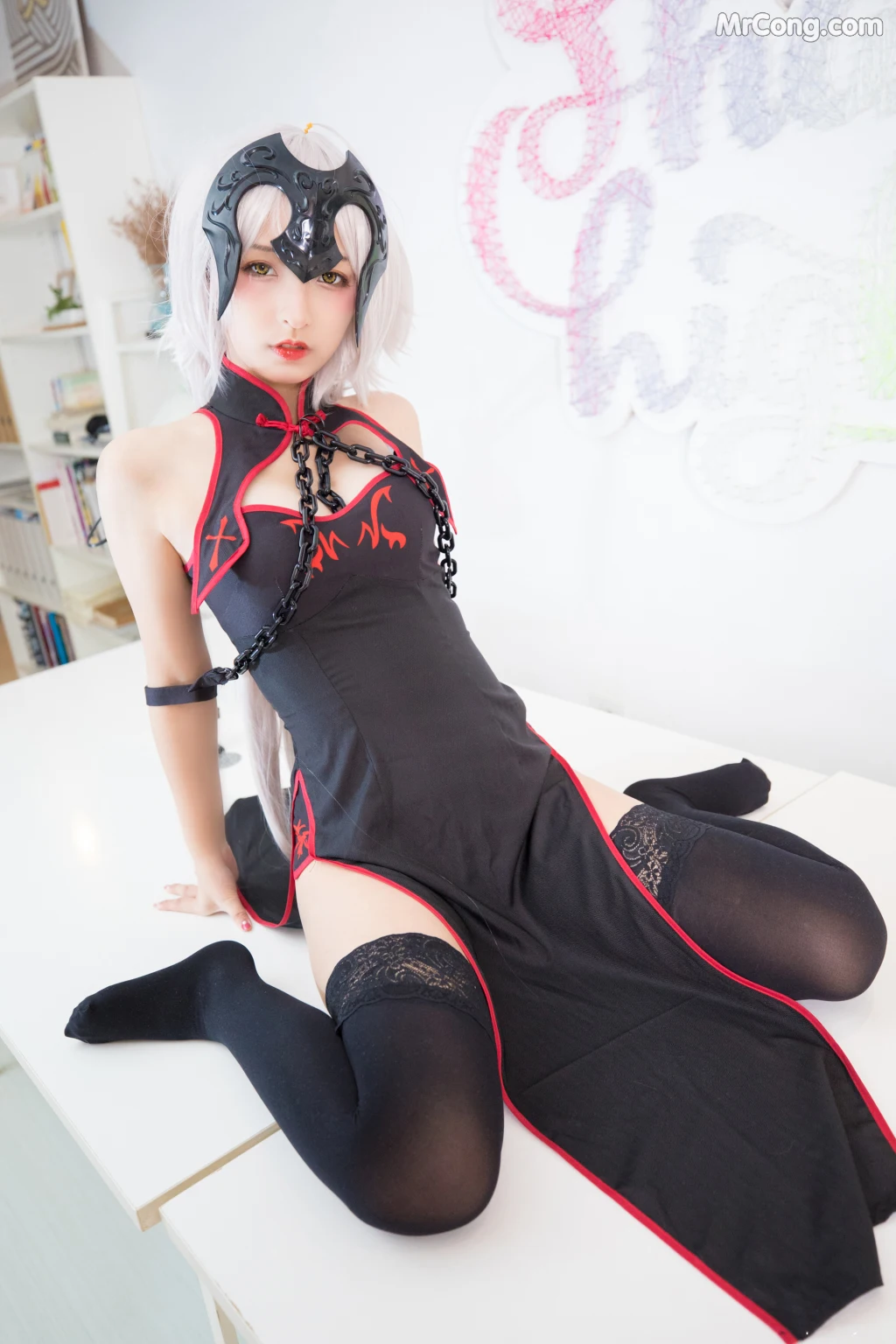 Coser@神楽坂真冬 Vol.016: 旗袍黑贞 (150 photos) – Page 4