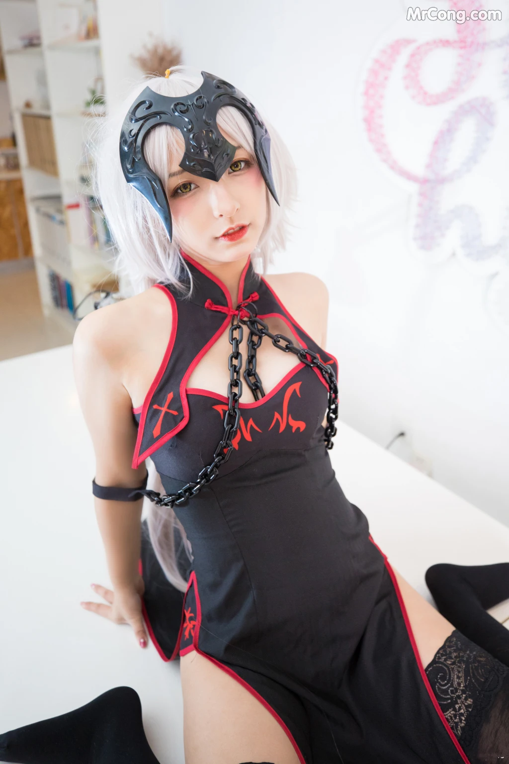 Coser@神楽坂真冬 Vol.016: 旗袍黑贞 (150 photos) – Page 4