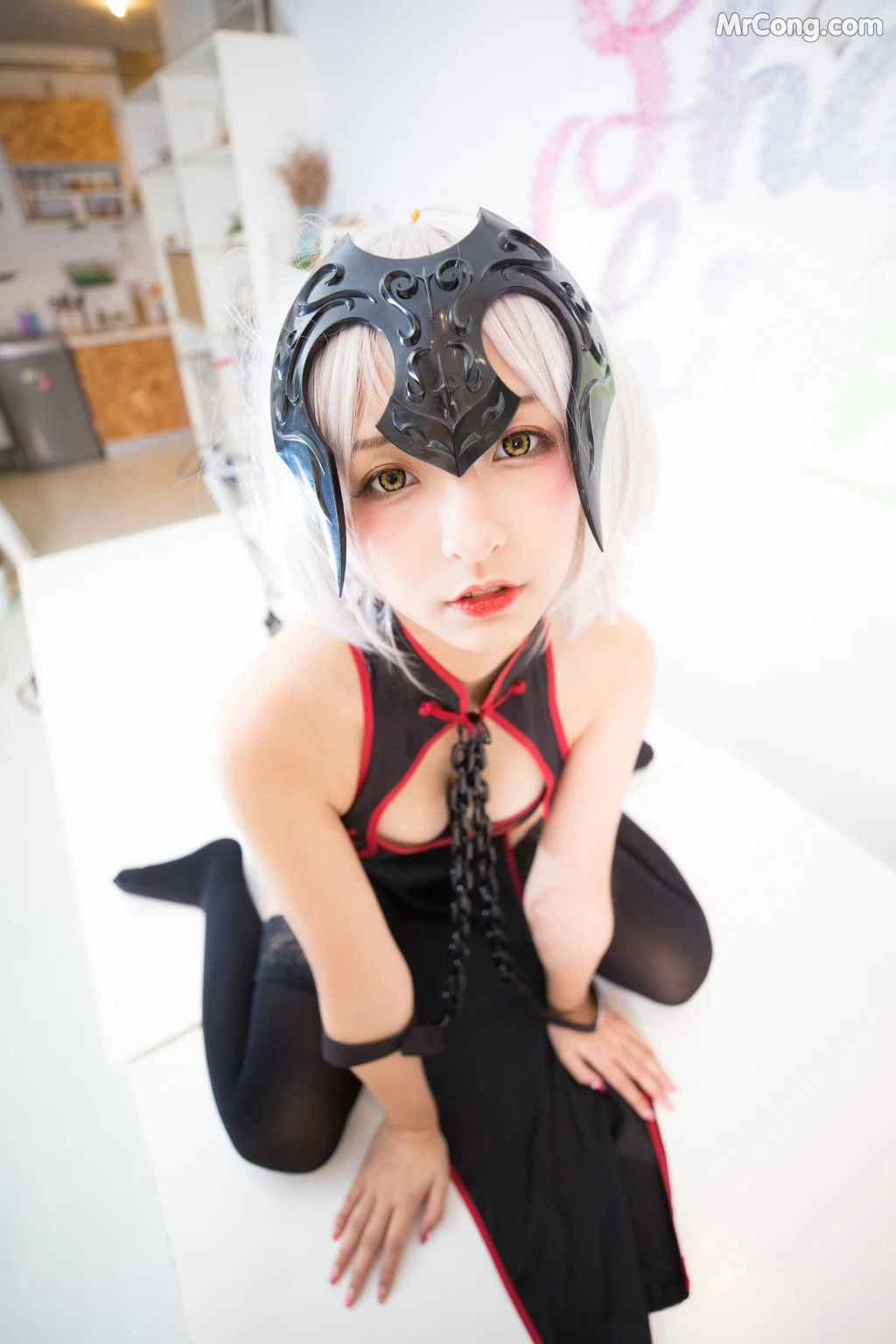 Coser@神楽坂真冬 Vol.016: 旗袍黑贞 (150 photos) – Page 4