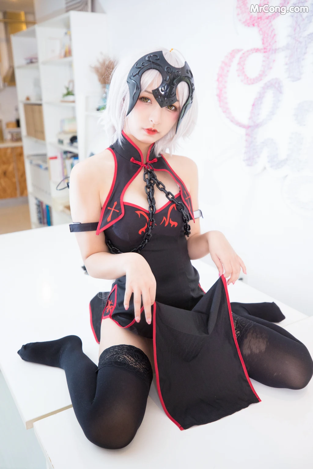 Coser@神楽坂真冬 Vol.016: 旗袍黑贞 (150 photos) – Page 4