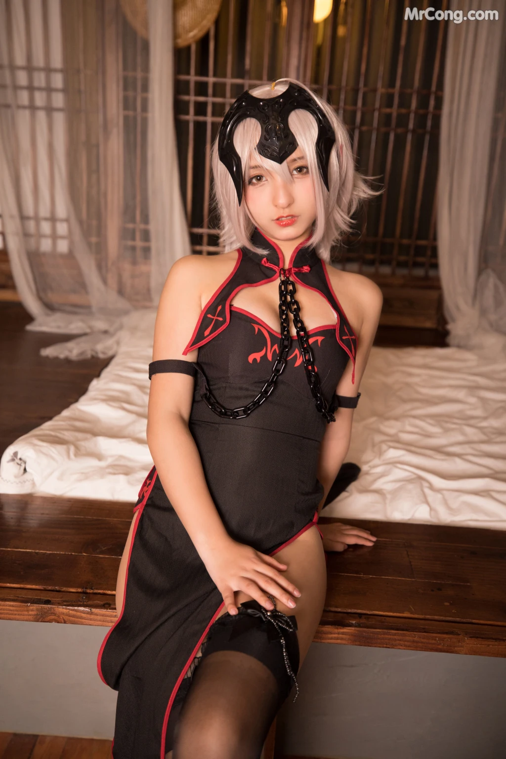 Coser@神楽坂真冬 Vol.016: 旗袍黑贞 (150 photos) – Page 10
