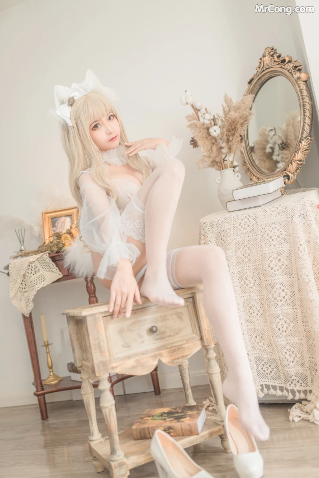 Coser@蠢沫沫 (chunmomo) Vol.058: 白猫 (40 photos) – Page 4
