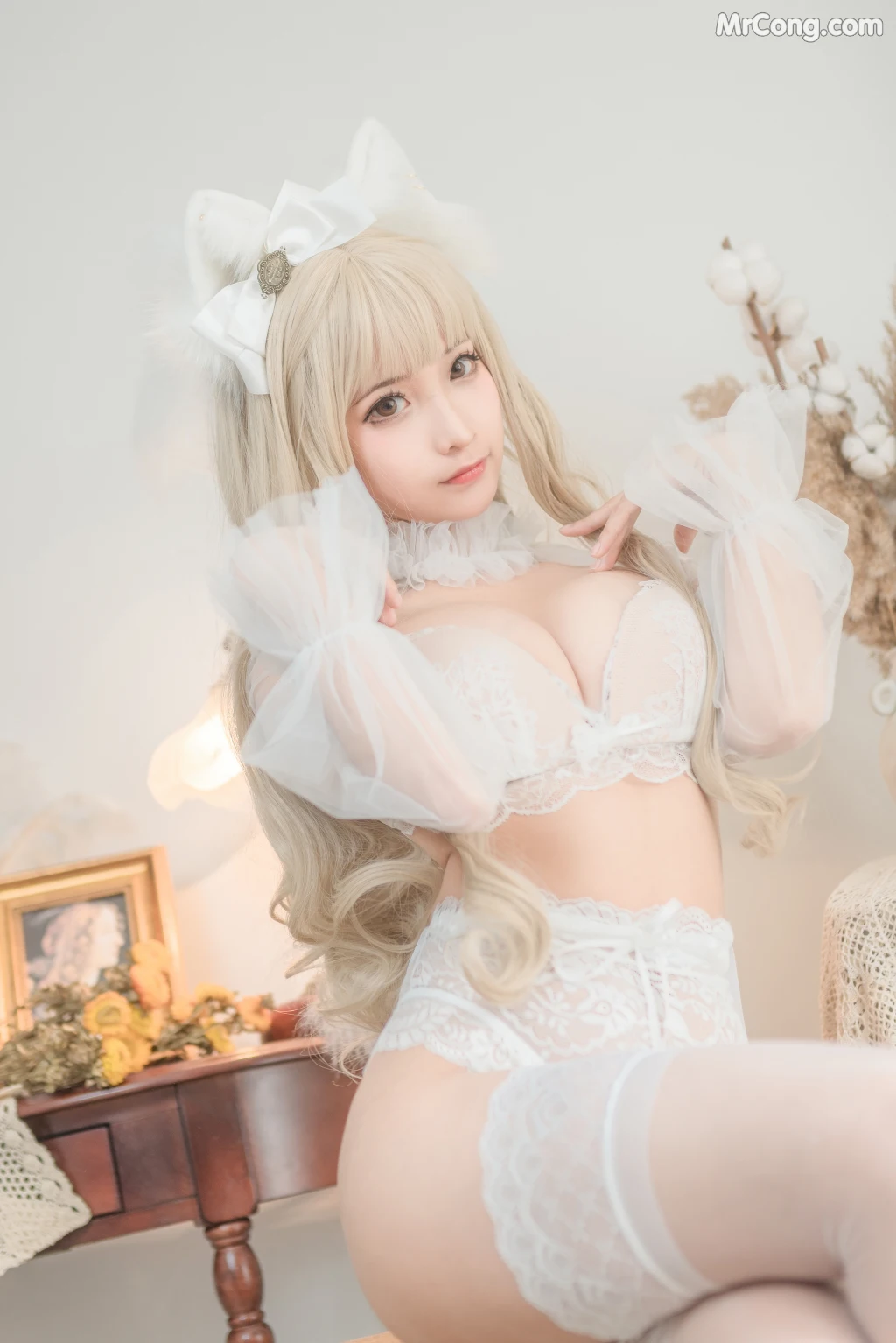 Coser@蠢沫沫 (chunmomo) Vol.058: 白猫 (40 photos) – Page 4