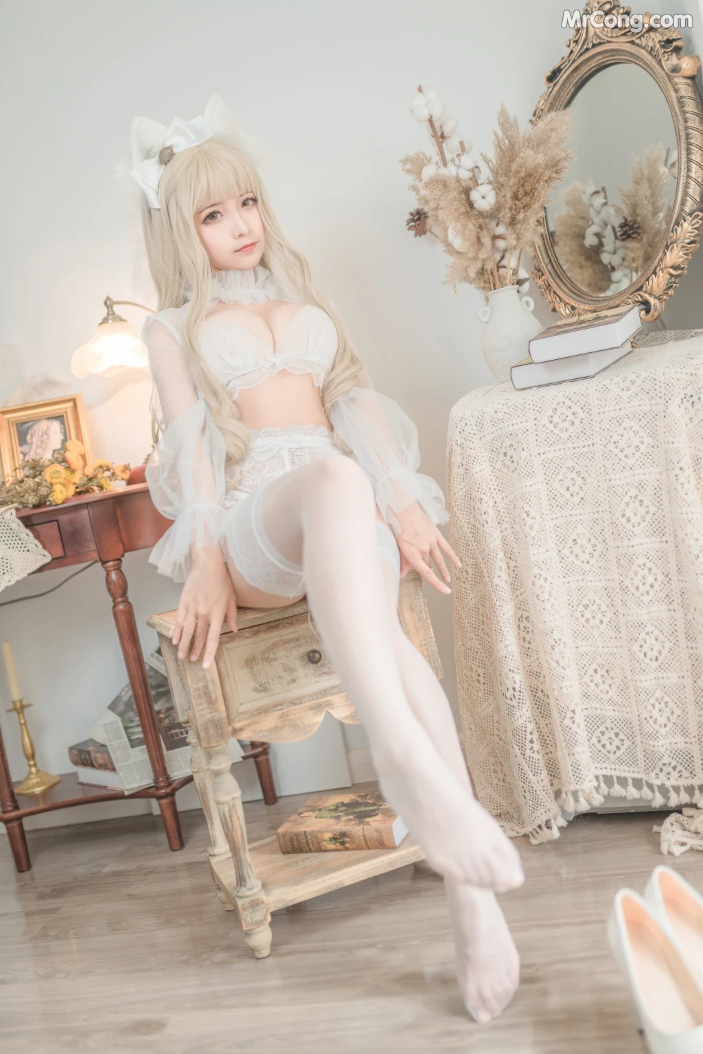 Coser@蠢沫沫 (chunmomo) Vol.058: 白猫 (40 photos) – Page 4