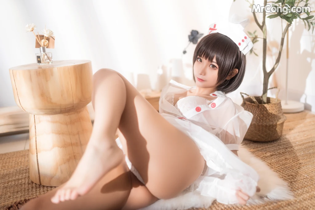 Coser@蠢沫沫 (chunmomo) Vol.059: 透明护士 (60 photos)