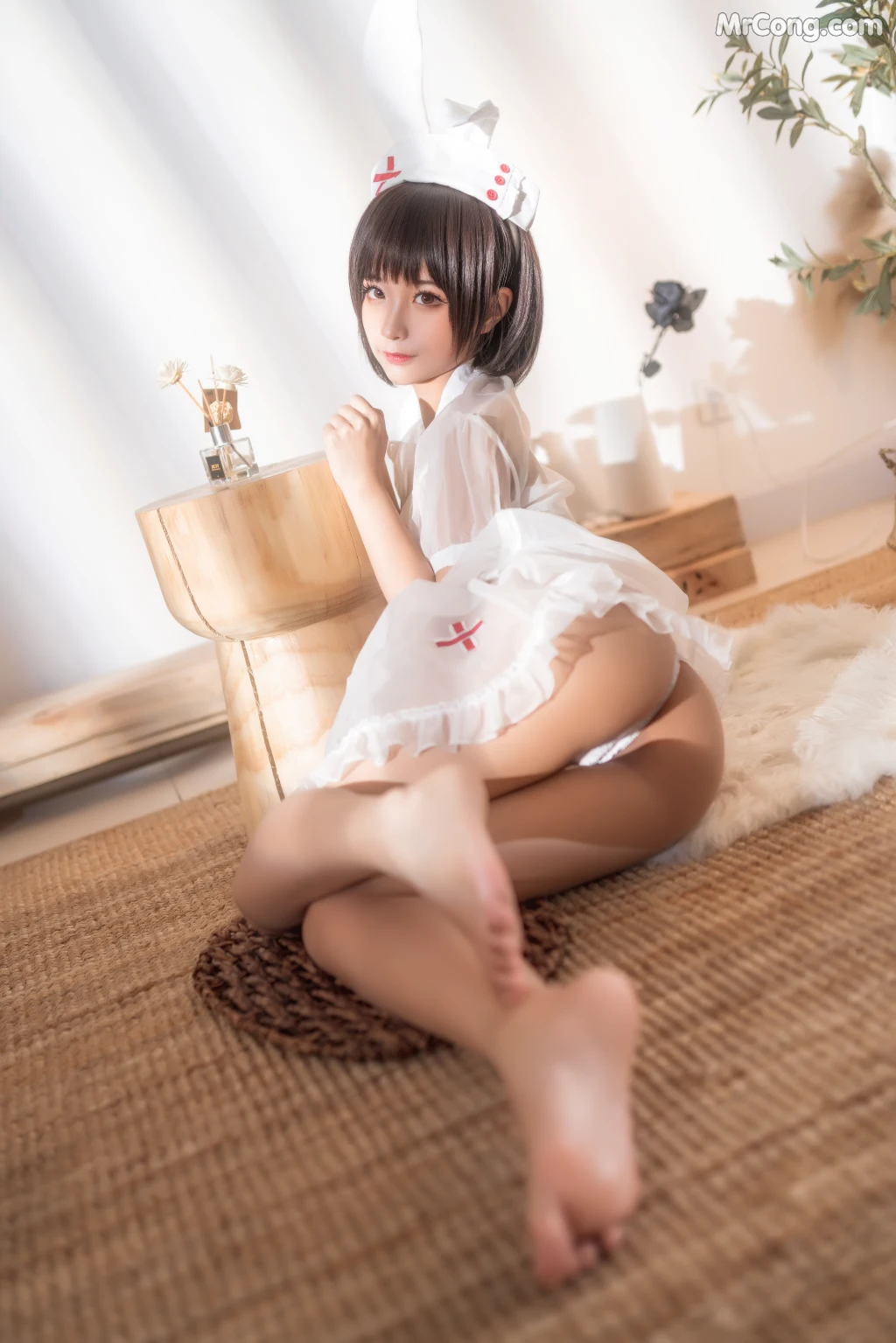 Coser@蠢沫沫 (chunmomo) Vol.059: 透明护士 (60 photos)