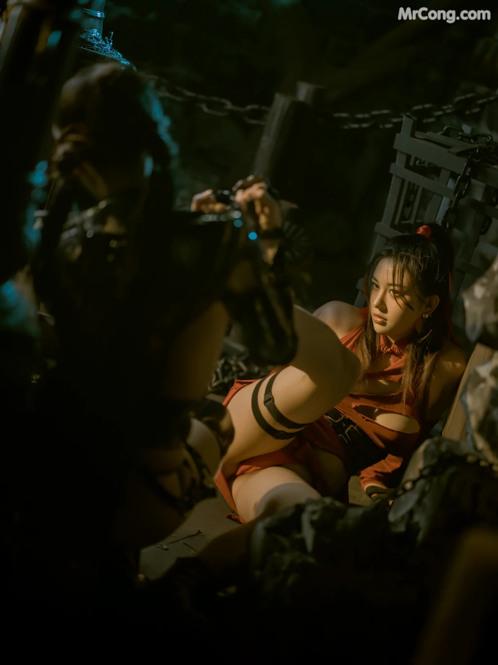 Coser@Xia Xiao Qiu Qiu Qiu (夏小秋秋秋) No.066: 忍者的刺杀 (50 photos)