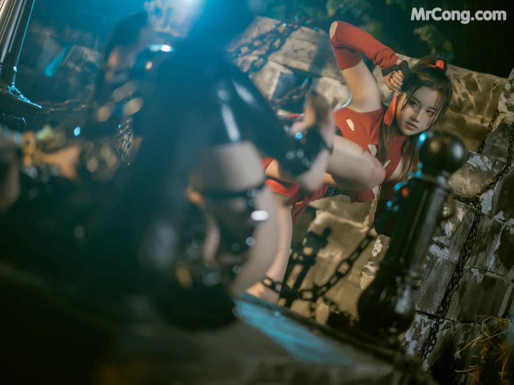 Coser@Xia Xiao Qiu Qiu Qiu (夏小秋秋秋) No.066: 忍者的刺杀 (50 photos)