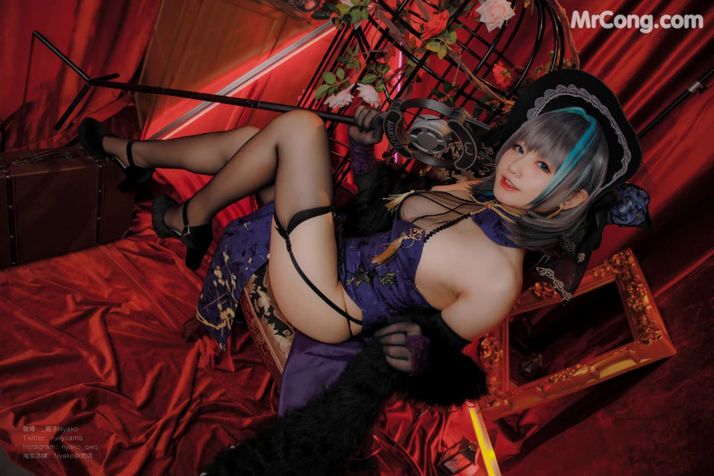 Coser@Nyako喵子: 柴郡旗袍 (48 photos)