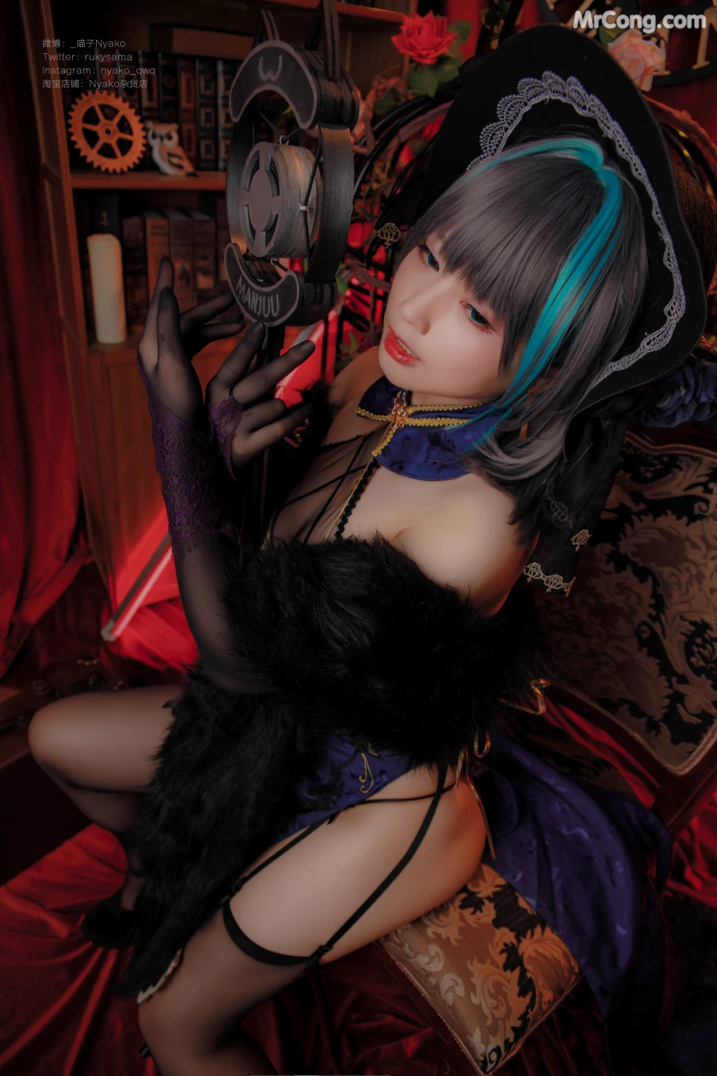 Coser@Nyako喵子: 柴郡旗袍 (48 photos) – Page 2