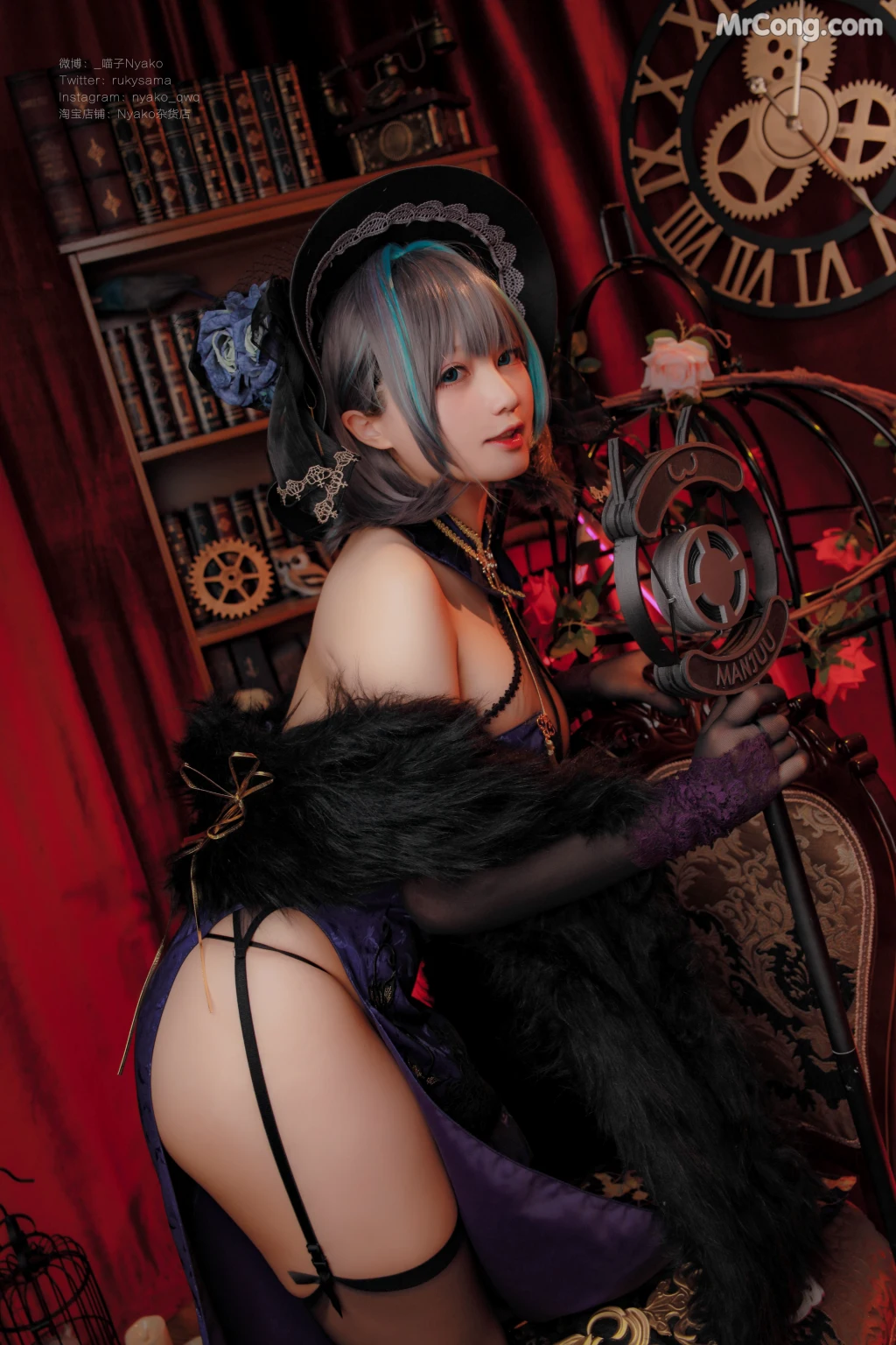 Coser@Nyako喵子: 柴郡旗袍 (48 photos) – Page 3
