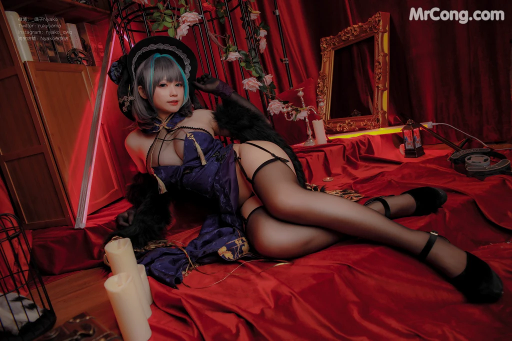 Coser@Nyako喵子: 柴郡旗袍 (48 photos) – Page 3