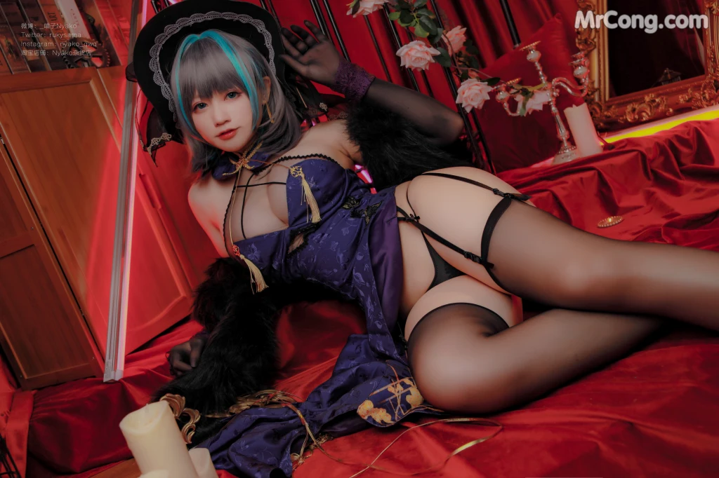 Coser@Nyako喵子: 柴郡旗袍 (48 photos) – Page 3