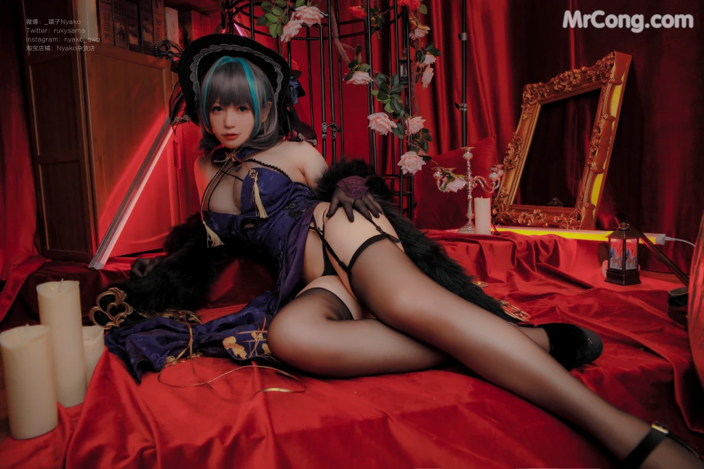 Coser@Nyako喵子: 柴郡旗袍 (48 photos) – Page 3